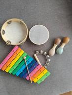 Set van houten muziekinstrumenten - Muziekinstrument hout, Verzamelen, Sleutelhangers, Ophalen