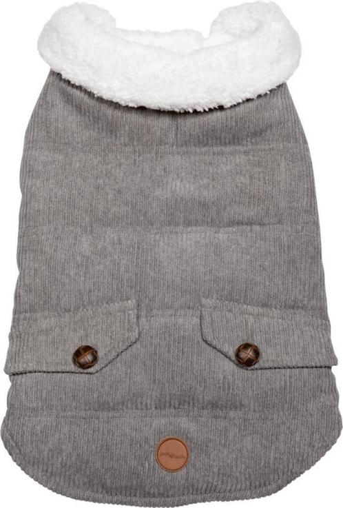 Nieuw Jack And Vanilla Dogwalk Jas Corduroy Grijs L Rug 39cm, Dieren en Toebehoren, Hondenkleding, Nieuw, Hondenjas, Ophalen of Verzenden
