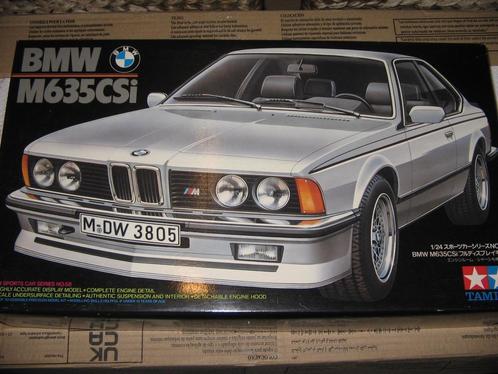 bouwdoos bmw 635 op 1/25 ( zeldzaam ), Hobby en Vrije tijd, Modelbouw | Auto's en Voertuigen, Nieuw, Auto, Tamiya, Ophalen of Verzenden