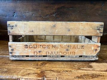 Caisse en bois Source Minérale de Baudour beschikbaar voor biedingen