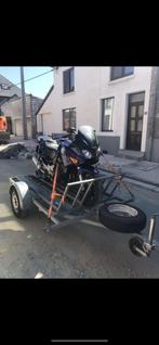 Motoraanhangwagen met 3 rails, Ophalen, Zo goed als nieuw