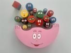 Houten Barbapapa schommel figuurtjes., Verzamelen, Ophalen of Verzenden, Gebruikt