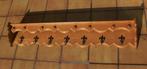 Portemanteaux en chêne massif vintage à 7 crochets, 100 tot 150 cm, Zo goed als nieuw, Hout, Ophalen