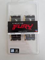 Kingston DDR5 SODIMM Fury Impact 32GB 6000MHz, Nieuw, 32 GB, DDR5, Laptop
