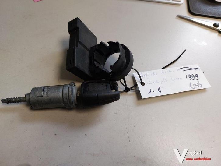 Opel Astra contactslot met sleutel en sleepring '99, Auto-onderdelen, Carrosserie, Gebruikt, Ophalen of Verzenden