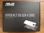 ASUS Hyper M.2 x16 Gen 4 Card (PCIe 4.0/3.0) - 4 Nvme SSD, Nieuw, Desktop, Ophalen of Verzenden, Asus