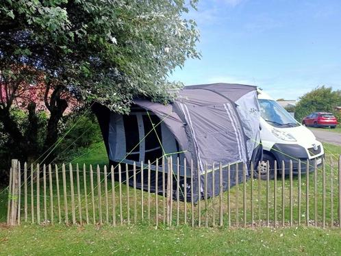 tent voor zijkant bus of caravan 1x gebruikt, Caravanes & Camping, Tentes, jusqu'à 5, Comme neuf, Enlèvement