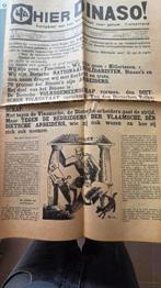 HIER DINASO strijdblad Dietsche Nationaal Sol, Ophalen of Verzenden