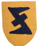orginele Vlaams  NSKK/Zwarte Brigade schild, Verzamelen, Ophalen of Verzenden