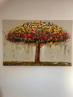 Groot modern en kleurrijk schilderij boom, Antiek en Kunst, Kunst | Schilderijen | Modern, Ophalen