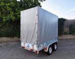 Dubbelas 750kg met coc-attest, Auto diversen, Aanhangwagen-onderdelen, Ophalen, Zo goed als nieuw