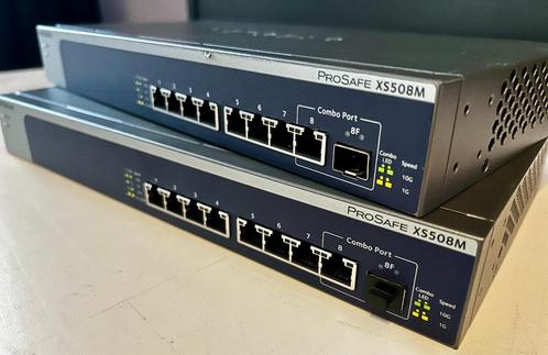 Netgear XS508M 8 Port 10G/Multi-Gigabit Ethernet Switch, Computers en Software, Netwerk switches, Gebruikt, Ophalen