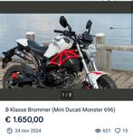 Magpower bombers mini Ducati b klasse brommer, Fietsen en Brommers, Brommers | Overige merken, Ophalen, Nieuw