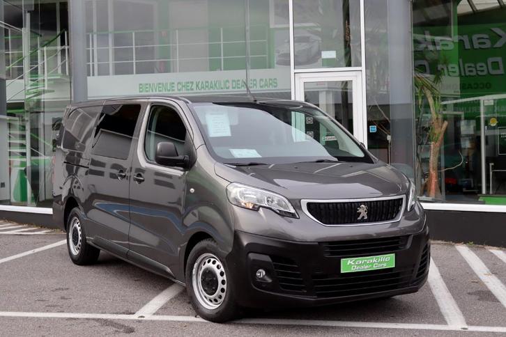 PEUGEOT EXPERT 2.0HDI L3 BOITE AUTO DOUBLE CABINE 5PLACE TVA, Auto's, Peugeot, Bedrijf, Te koop, Expert Combi, 360° camera, ABS