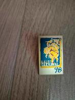 Carnaval Aalst pin 1998 zilver, Verzamelen, Ophalen of Verzenden