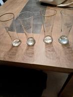 4 vintage Stella Artois fluitjes glazen (0,25 cl), Verzamelen, Ophalen of Verzenden, Zo goed als nieuw, Glas of Glazen, Stella Artois