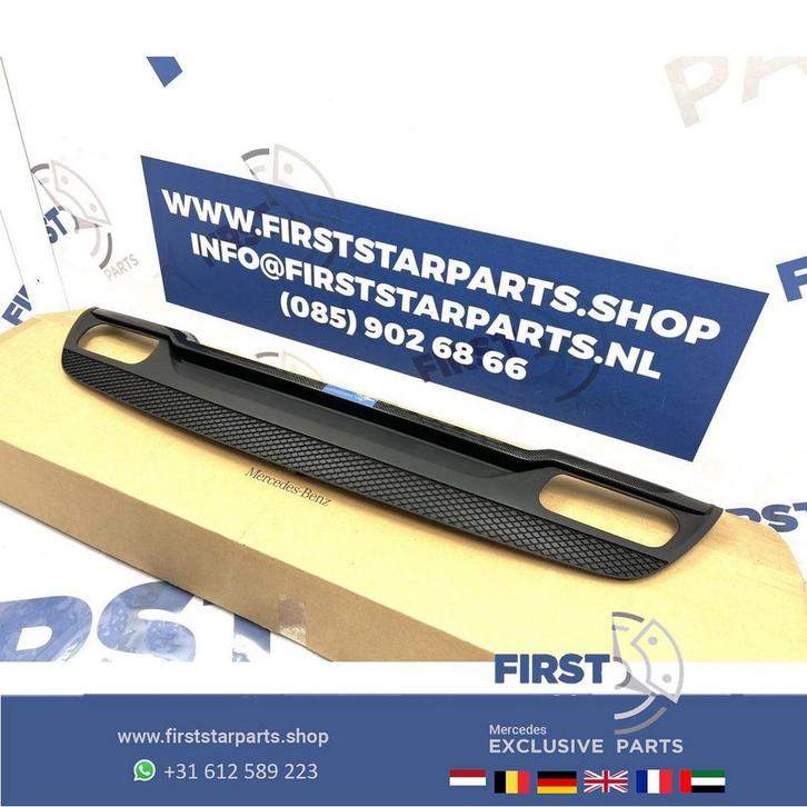 W176 A45 AMG Diffuser CARBON Mercedes A Klasse 2012-2018 ORI, Auto-onderdelen, Overige Auto-onderdelen, Mercedes-Benz, Gebruikt