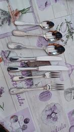 Bestekset van roestvrij staal (gekruld), Gebruikt, Ophalen of Verzenden, Bestekset, Inox of Chroom