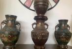 4 MAGNIFICENT CLOISONNÉ MEIJI COLLECTION SUPER SIZE, Antiek en Kunst, Antiek | Email, Ophalen