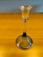 Glazen kandelaar - blauw vervagende kleur, Antiek en Kunst, Ophalen of Verzenden