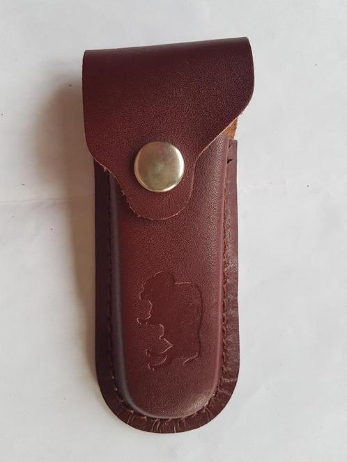 Lederen etui voor messen tot 11,5 cm, Verzamelen, Militaria | Algemeen, Overige soorten, Mes of Dolk, Ophalen of Verzenden