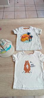 2 shirts met korte mouwen voor jongens maat 80, Overige typen, C& A, Ophalen of Verzenden, Zo goed als nieuw