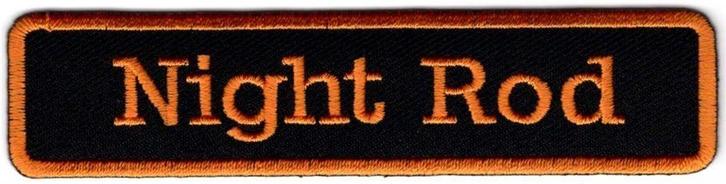Harley Davidson Night Rod stoffen opstrijk patch embleem #1, Motoren, Accessoires | Overige, Nieuw, Verzenden