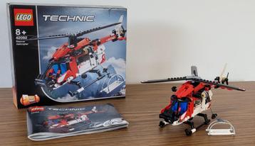 lego technic 42092: reddingshelikopter (2 in 1) beschikbaar voor biedingen