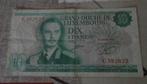 Bankbiljet - 10 frank Luxemburg 20 maart 1967, Postzegels en Munten, Bankbiljetten | Europa | Niet-Eurobiljetten, Verzenden, Overige landen