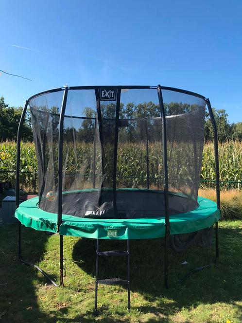 Trampoline 12ft 366cm Exit toys, Kinderen en Baby's, Speelgoed | Buiten | Trampolines, Gebruikt, Ophalen