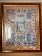 Cadre vitré décor Medina de Marrakech, Huis en Inrichting, Woonaccessoires | Lijsten, Ophalen, Zo goed als nieuw