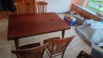 Tafel en 4 stoelen, Huis en Inrichting, Tafels | Eettafels, Ophalen, Gebruikt