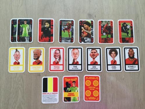 Kaarten: leef mee met de rode duivels - Carrefour, Verzamelen, Sportartikelen en Voetbal, Ophalen of Verzenden
