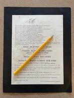 Rouwkaart 4Oorlogsslachtoffers Ingelmunster Bombardement1944, Verzamelen, Bidprentjes en Rouwkaarten, Ophalen of Verzenden, Rouwkaart