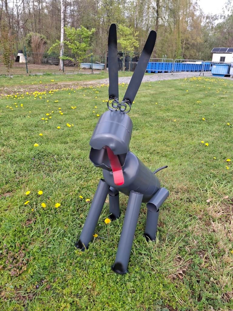 Grappig sculpture, Ophalen