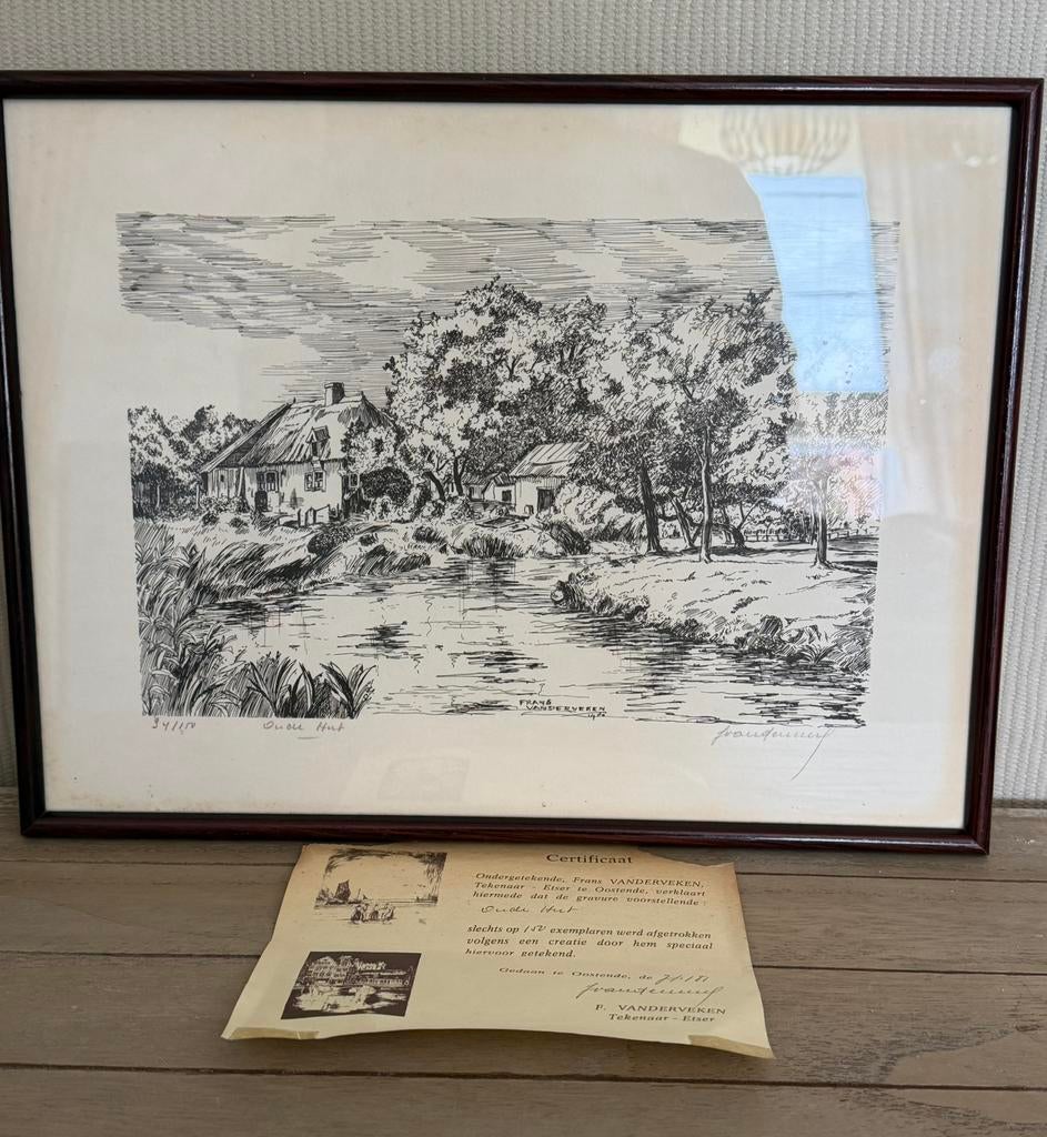 Pentekenig met certificaat, Antiek en Kunst, Ophalen