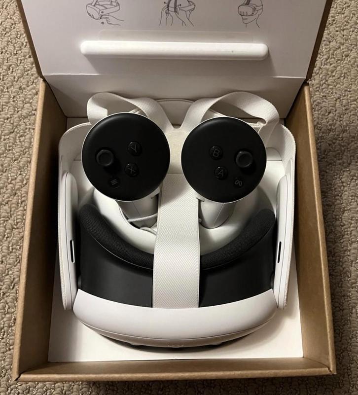 Casque VR Meta Quest 3 de 512 Go avec manettes Touch Plus, Consoles de jeu & Jeux vidéo, Virtual Reality, Comme neuf, Enlèvement ou Envoi