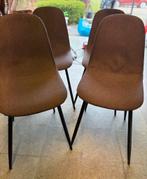 Stoelen 4 stuks - grijs - lichte gebruiksschade, Ophalen, Zo goed als nieuw, Vier, Modern