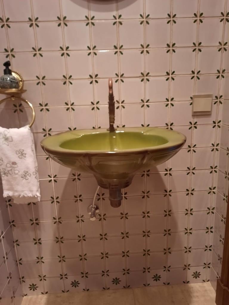 Wc wastafel met kraan, Bricolage & Construction, Sanitaire, Enlèvement, Utilisé, Lavabo