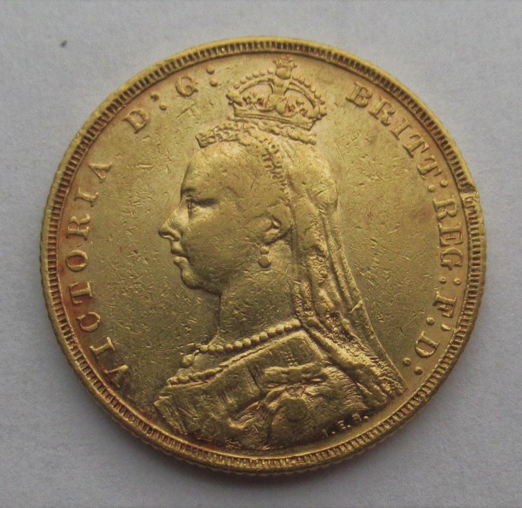 Great Britain, 1 sovereign, 1892, Verzenden, Goud