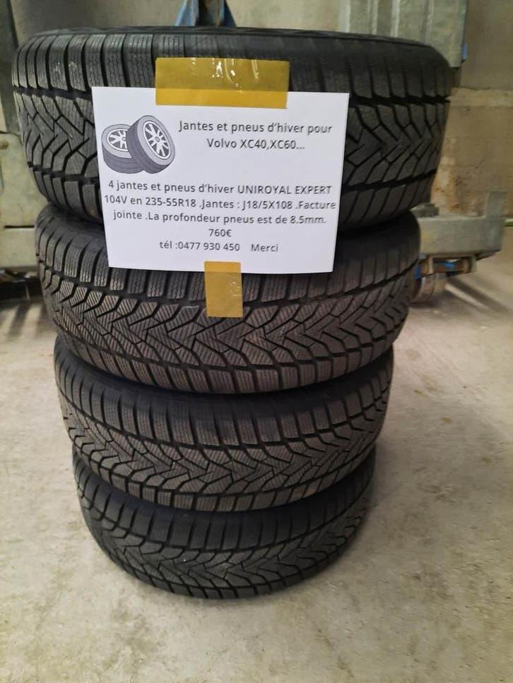 Jantes et pneus d’hiver presque neufs pour XC40, XC60 …, Particulier, Achat