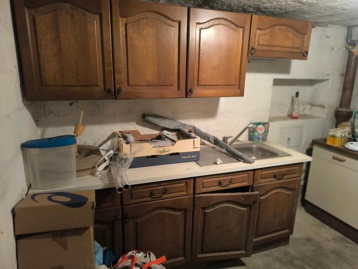 Meubles de cuisine style rustique à donner, Huis en Inrichting, Keuken | Complete keukens, Gebruikt, Ophalen