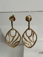 Nona silver vergulde oorbellen 925, Ophalen of Verzenden, Zo goed als nieuw