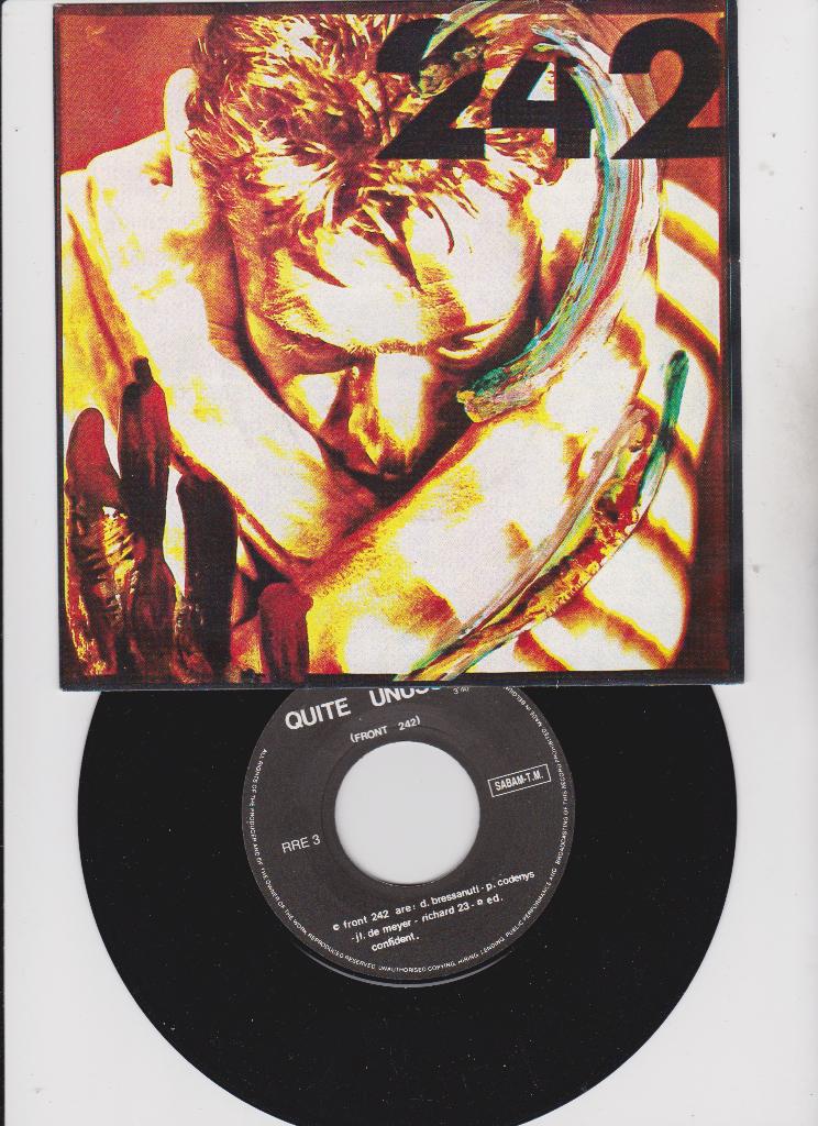 Front 242 – Quite Unusual   1986    MINT   EBM, Cd's en Dvd's, Vinyl Singles, Zo goed als nieuw, Single, Pop, 7 inch, Ophalen of Verzenden