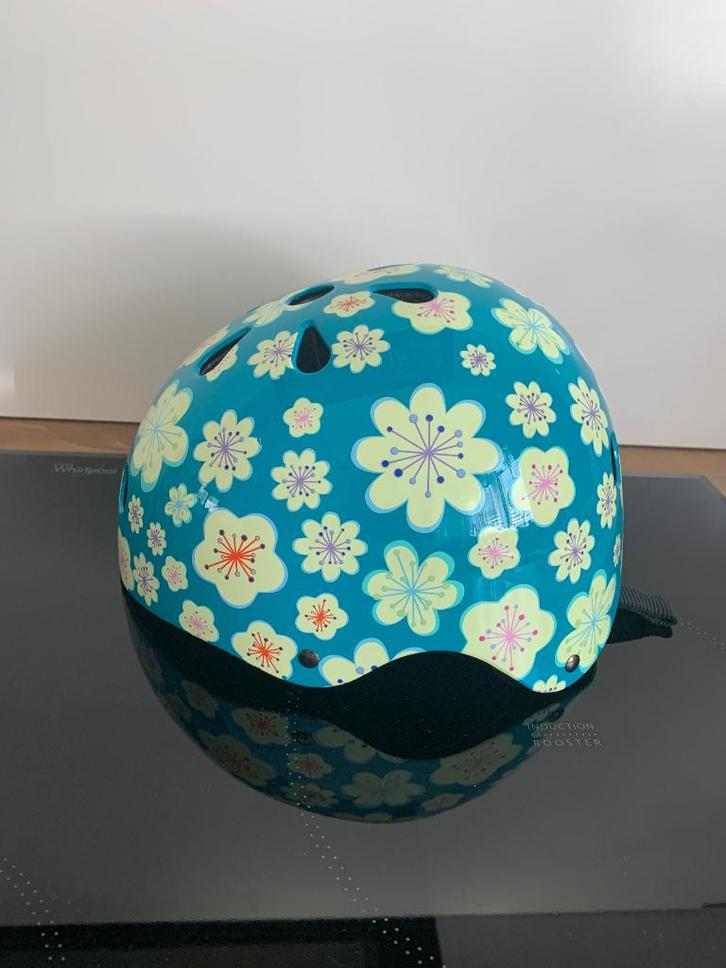 Fietshelm kind Kiddimoto maat 48-53 cm, Fietsen en Brommers, Fietsaccessoires | Fietshelmen, Zo goed als nieuw, Meisje, Ophalen