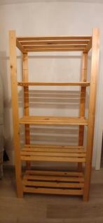 Houten rek, Maison & Meubles, Armoires | Étagères, Enlèvement, Comme neuf