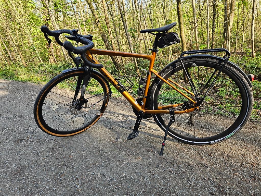 Bergamont Grandurance RD 7-shimano 105-maat 53 + extra's, 28 inch, Heren, Aluminium, 49 tot 53 cm