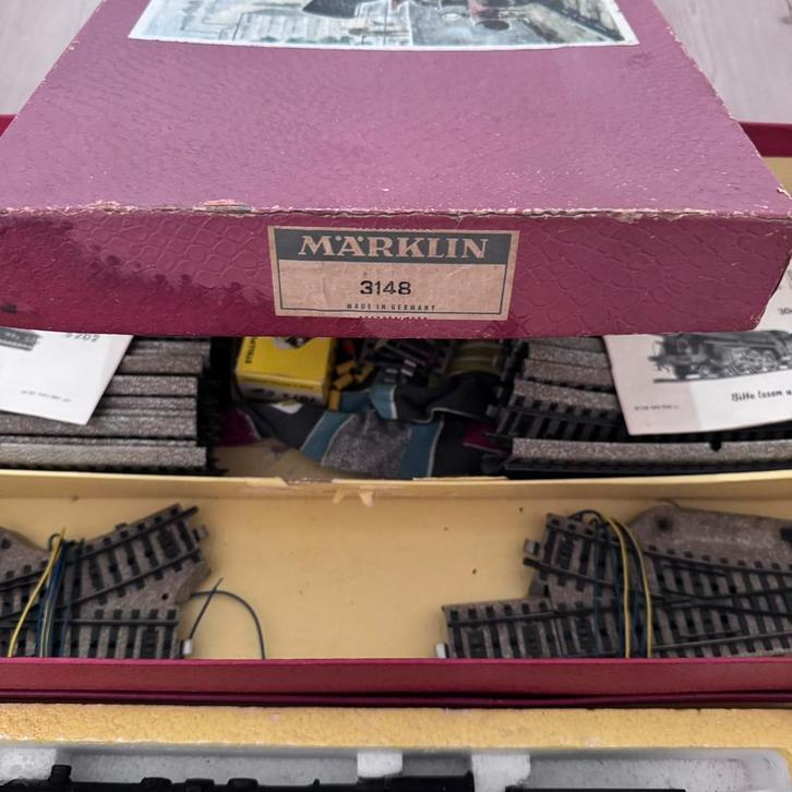 Marklin 3148 Vintage Analog Train Set - Missing One Wagon, Hobby en Vrije tijd, Modeltreinen | Overige schalen, Zo goed als nieuw