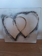 Modern canvas schilderij met hart, Huis en Inrichting, Ophalen