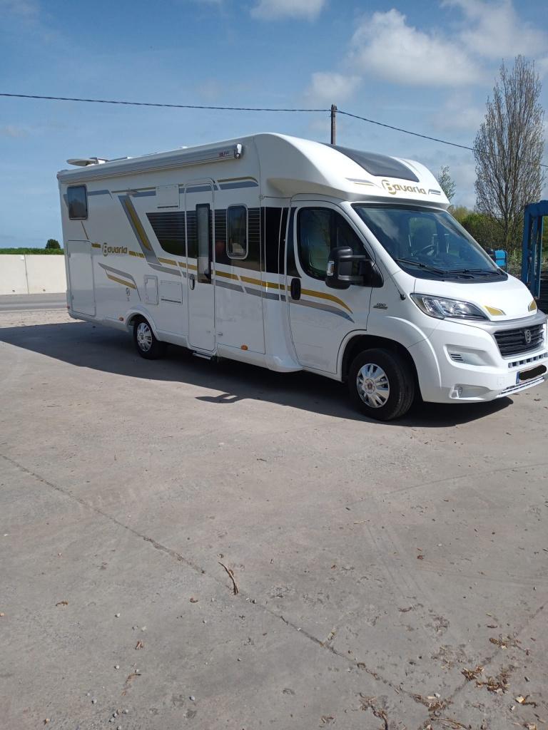 MOBILHOME BAVARIA MODEL T 746 GJ STYLE (13.100 km, FO), Caravanes & Camping, Toilette à cassette, Fiat, Boîte manuelle, Particulier